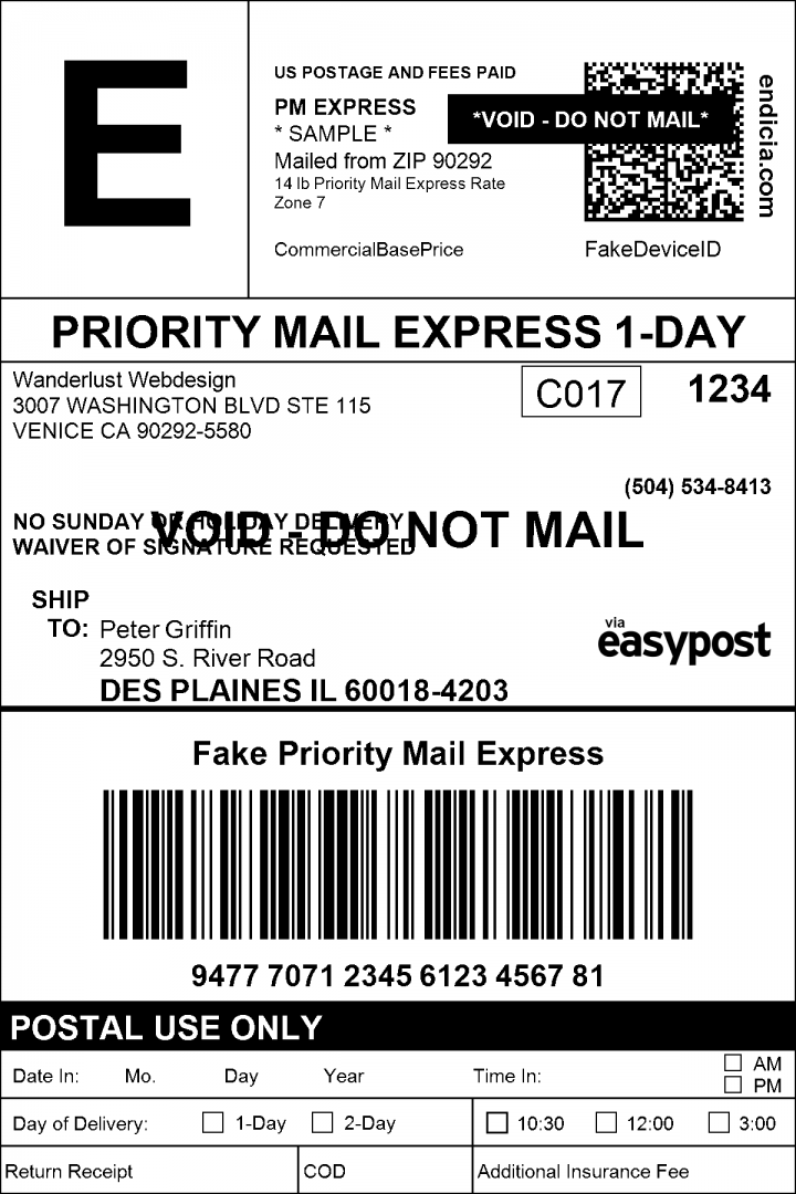 Fedex Express Invoice